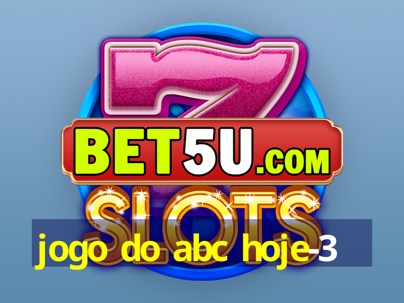 jogo do abc hoje